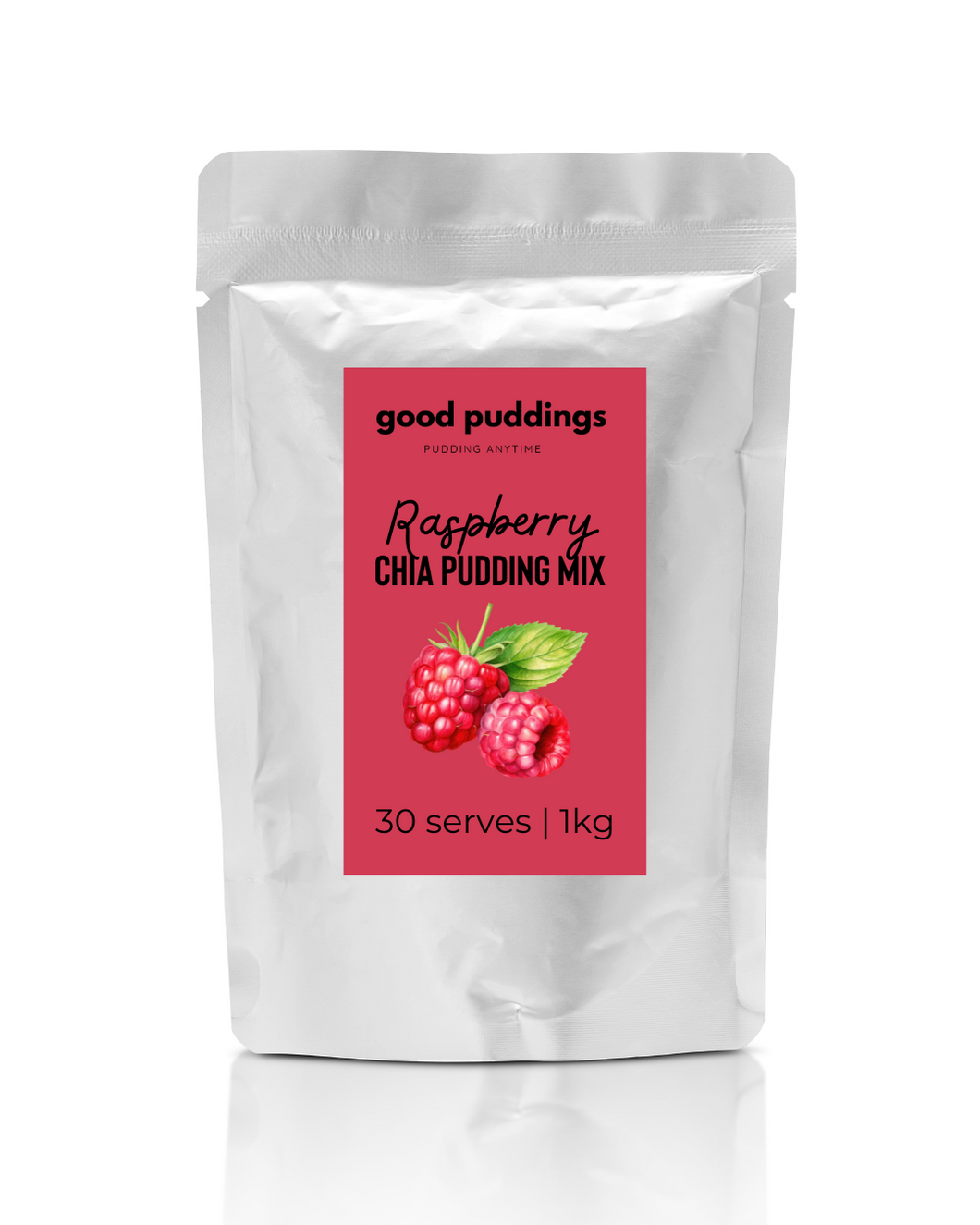 Chia Pudding Mix - Raspberry 1kg bulk